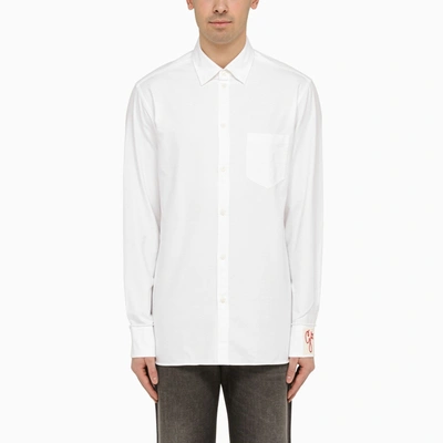 Golden Goose Button-up Oxford Shirt In White