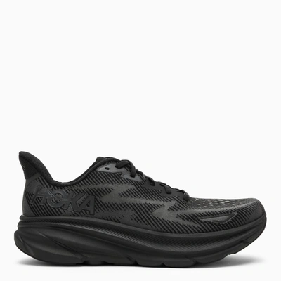 Hoka One One Clifton 9 Running Shoe In Black