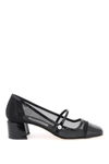 Jimmy Choo Elisa Mesh Mary Jane Ballerina Pumps In Black