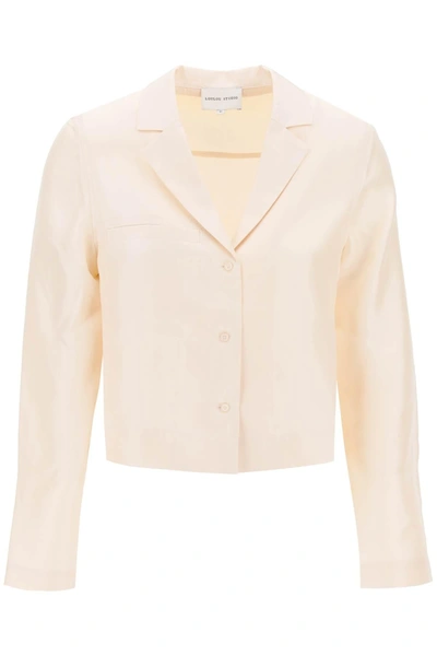 Loulou Studio Aloma Silk-twill Shirt In Pink