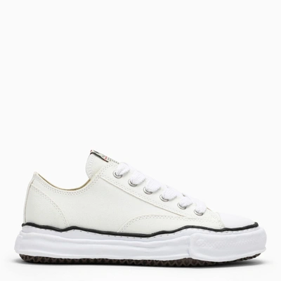 MIHARAYASUHIRO MAISON MIHARA YASUHIRO WHITE PETERSON LOW SNEAKERS IN CANVAS