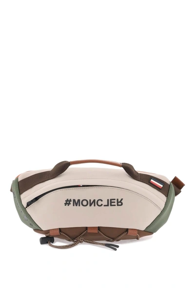 Moncler Belt Bag Multicolor In Beige