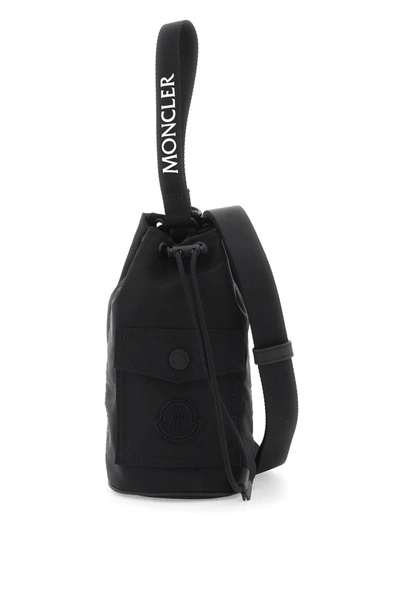 Moncler Mini Bucket Bag In Black