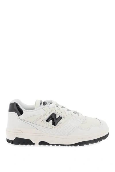 New Balance "550 Patent Leather Sneakers In White