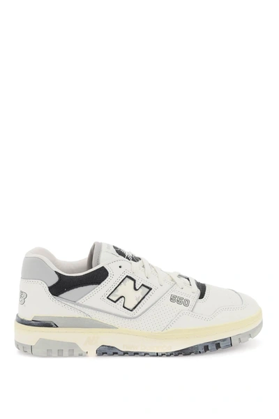 New Balance Bb550 Sneaker In White,grey