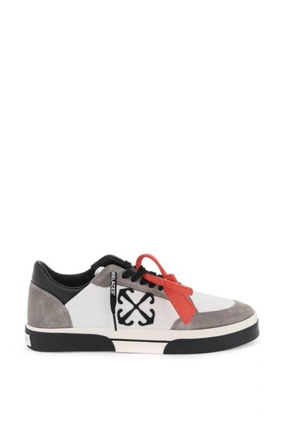 Off-white New Low Vulcanized Sneakers In White,black,grey