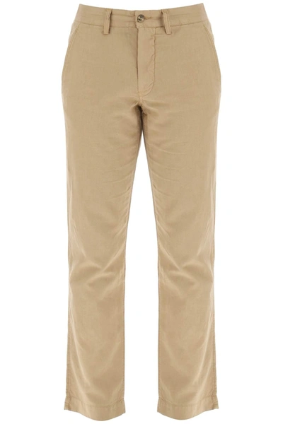 POLO RALPH LAUREN POLO RALPH LAUREN LINEN AND COTTON BLEND PANTS FOR