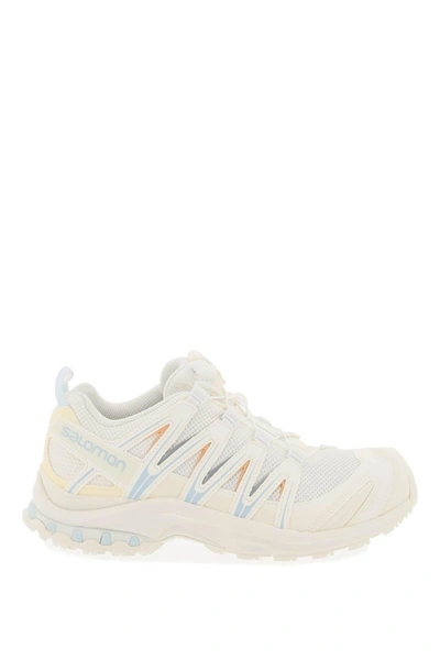 Salomon Xa Pro 3d Low-top Sneakers In White,light Blue