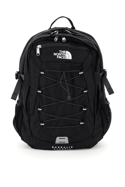 The North Face Borealis Logo Embroidered Backpack In Black