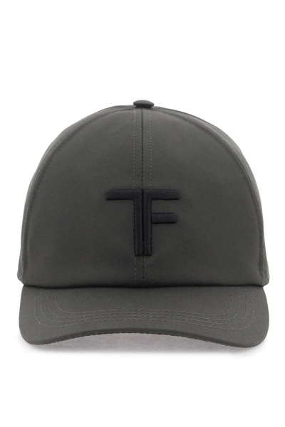TOM FORD TOM FORD BASEBALL CAP WITH EMBROIDERY