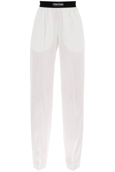 Tom Ford Pants In Ecru (white)