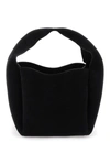 Totême Black Suede Bucket Bag