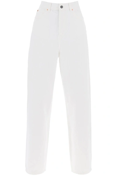 Wardrobe.nyc Jeans Loose A Vita Bassa In White