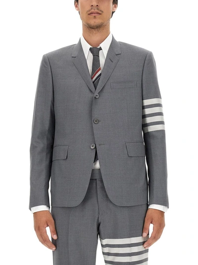 Thom Browne High Armhole Jacket In Grey