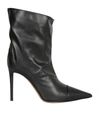 Alexandre Vauthier Pointed Ankle Boots In Black