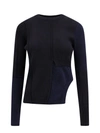 Mm6 Maison Margiela Mm6 By Maison Margiela Viscose And Cotton Sweater In Black
