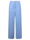 Mm6 Maison Margiela Wide Trousers In Blue