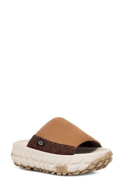 Ugg Venture Daze Platform Slide Sandal In Brown