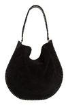 Isabel Marant Large Oskan Suede Hobo Bag In Black 01bk