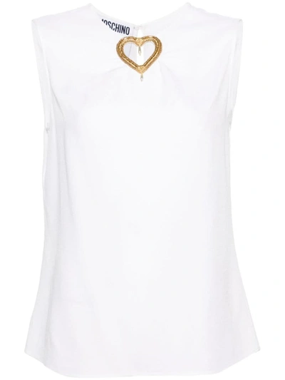 Moschino Top In White