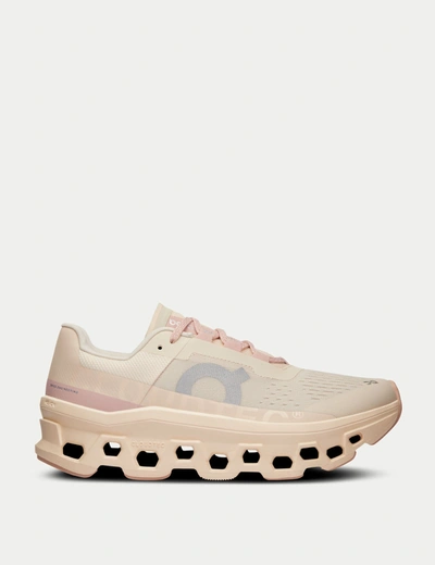 On Running Cloudmonster Lace-up Sneakers In Pink