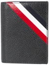 THOM BROWNE stripe cardholder,MAW044A00198