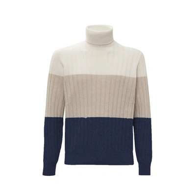 Brunello Cucinelli Wool And C Mere Sweater In Blue