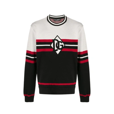 Dolce & Gabbana Logo Sweater In Multi