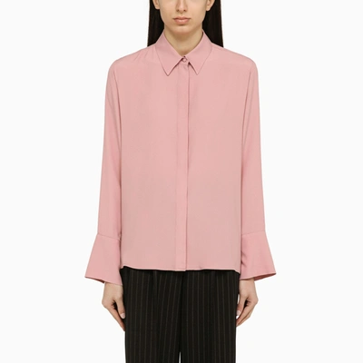 FEDERICA TOSI FEDERICA TOSI PINK SILK BLEND SHIRT