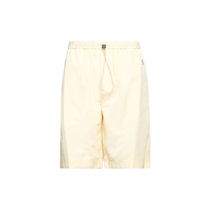 Jil Sander Off-white Nylon Shorts In Yellow