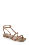 BADGLEY MISCHKA CAMI EMBELISHED T-STRAP SANDAL