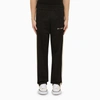 PALM ANGELS PALM ANGELS BLACK JOGGING TROUSERS WITH BANDS