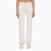 PALM ANGELS PALM ANGELS WHITE COTTON TROUSERS