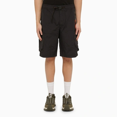 Parajumpers Walton Belted Waist Cargo Shorts In Black