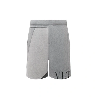 Valentino Track Shorts In Gray