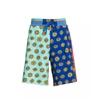 Versace Jeans Couture Baroque-print Colour-block Shorts