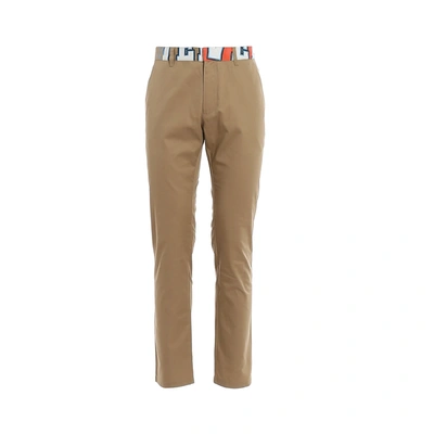 Versace Compilation Chino Trousers In Beige