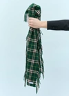 BURBERRY BURBERRY MEN CHECK CASHMERE FRINGED SCARF