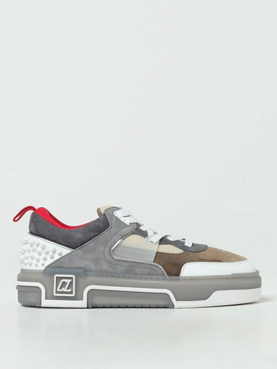 Christian Louboutin Sneakers Astroloubi Aus Veloursleder In Cream