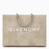 GIVENCHY GIVENCHY G-TOTE MEDIUM GOLD CANVAS WITH CHAIN WOMEN