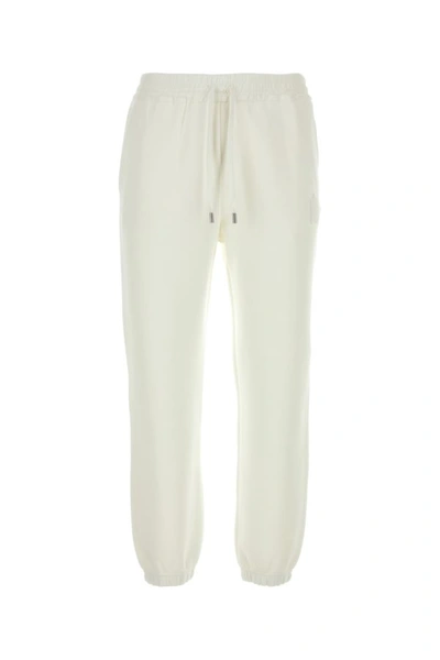 MACKAGE MACKAGE MAN WHITE COTTON BLEND NEV JOGGERS