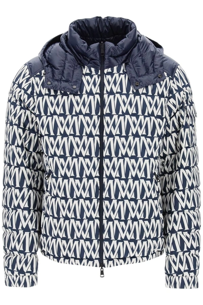 Moncler Down Jackets In Blue,white