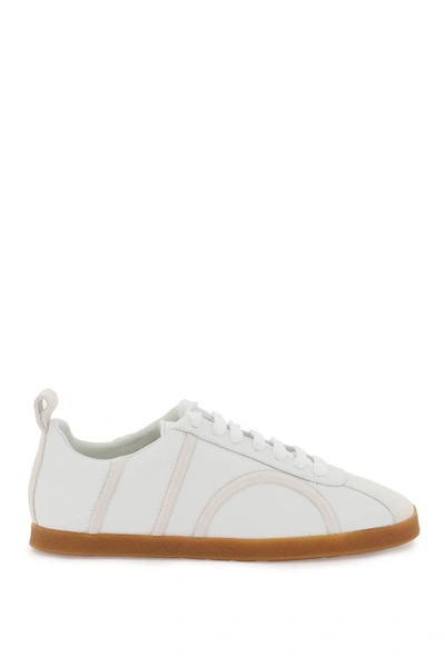 Totême Toteme Leather Sneakers In White