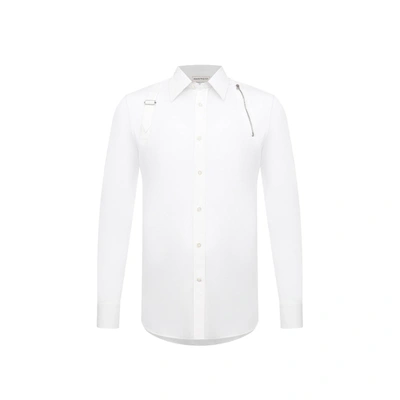 Alexander Mcqueen Cotton Shirt In White