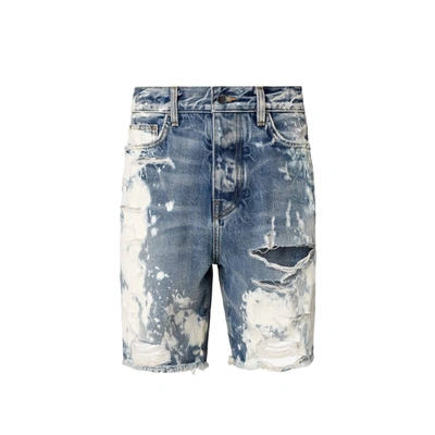 Amiri Denim Shorts In Blue