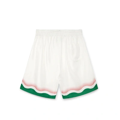 Casablanca Le Jeu De Ping Pong Shorts In White