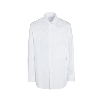 Valentino Cotton Shirt In White