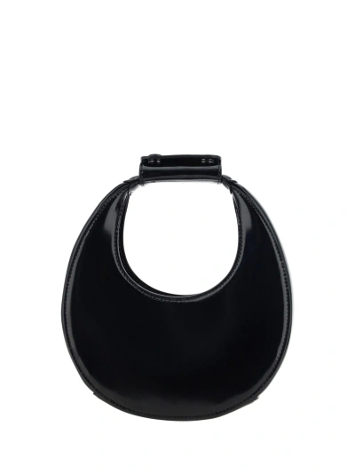 Staud Goodnight Moon Handbag In Black