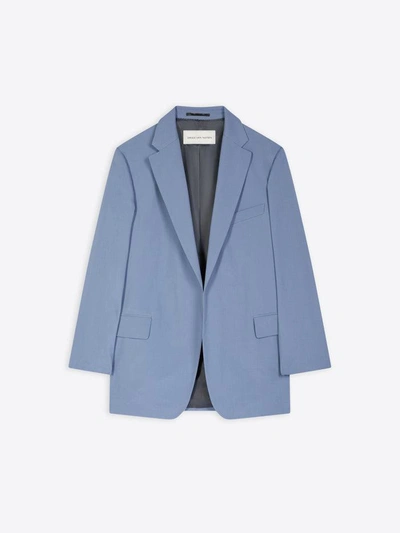 Dries Van Noten 00530-blur 8255 W.w.jacket Clothing In Blue