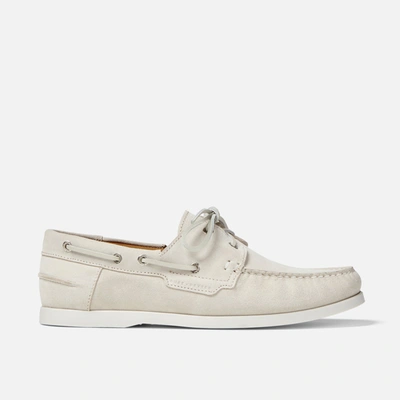 Duke & Dexter Men's Hardy Off-white Boat Shoe - Men's